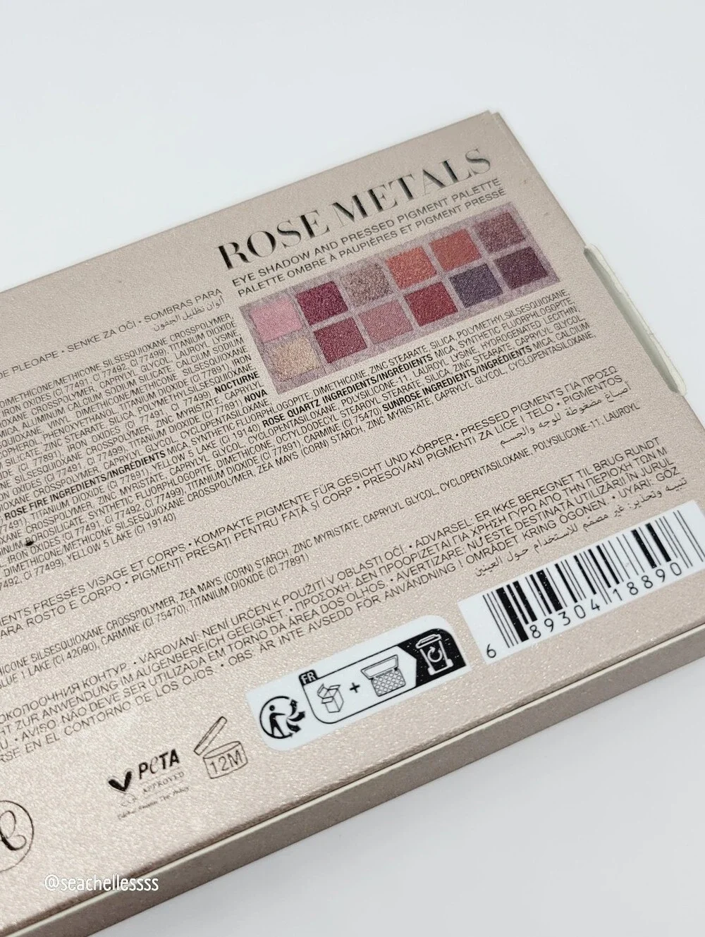 Rose Metals Eyeshadow Palette Anastasia Beverly Hills Brand New In Box Authentic